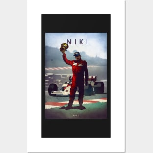 Niki Lauda- McLaren MP4 - Car Legends Posters and Art